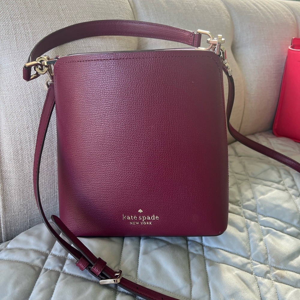 Wine colored Kate Spade